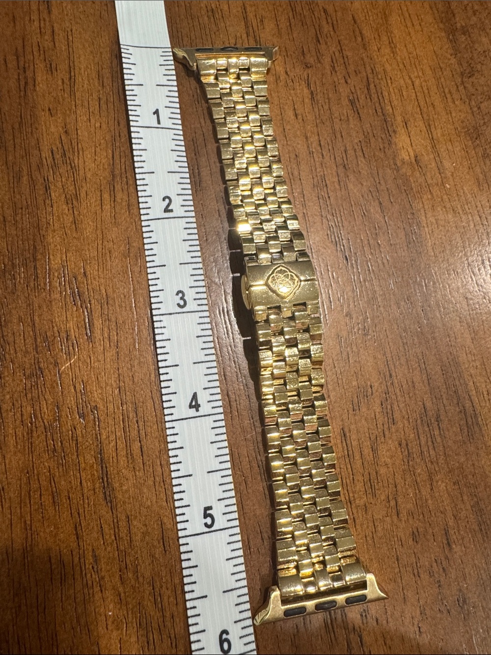 Kendra Scott Alex 5-Link Gold Stainless Steel Apple Watch Band
